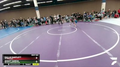 49-51 lbs Quarterfinal - Emmitt Garcia, NB Elite Wrestling Club vs Dallas Bartlett, 3F Wrestling