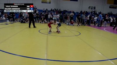 56-59 lbs Champ. Round 2 - Walker Anderson, Fighting Squirrels Wrestling Club vs Kole Thomsen, Fighting Squirrels Wrestling Club