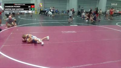 45 lbs Cons. Round 3 - Chandler Pounds, SLATE WRESTLING ACADEMY vs Ashton Ivar Cawthon, Unattached