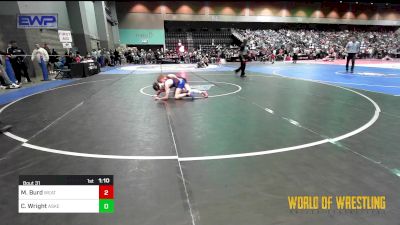 84 lbs Round Of 32 - Max Burd, Weatherford Youth Wrestling vs Connor Wright, Askeo International Matclub