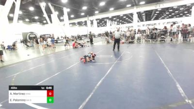 46 lbs Rr Rnd 4 - Alina Martinez, Kingdom WC vs Emily Palomino, NM Beast