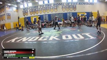 138 lbs Round 5 (8 Team) - Cam Mariner, Palm Harbor WC vs Samir Redden, Riverview WC
