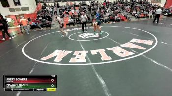 190 lbs Cons. Round 1 - Malachi Heath, BELVIDERE (COOP) vs Avery Bowers, DAKOTA