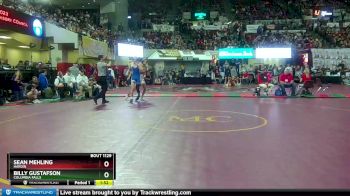 A - 145 lbs Quarterfinal - Billy Gustafson, Columbia Falls vs Sean Mehling, Hardin