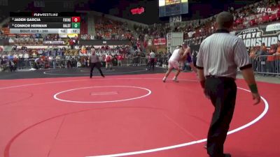 285 lbs 5th Place Match - Connor Herman, Halstead vs Jaden Garcia, Fort Scott Hs