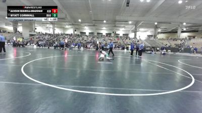 95 lbs Champ. Round 1 - Wyatt Cornwall, Williamson Co Wrestling Club vs Jackson Segurola-Bradshaw, Higher Calling Wrestling