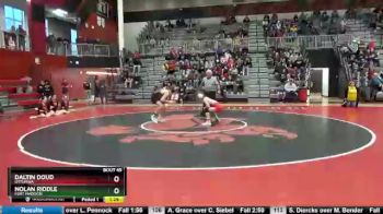 132 lbs Semifinal - Nolan Riddle, Fort Madison vs Daltin Doud, Ottumwa