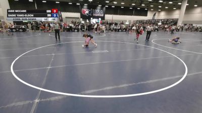 80 lbs Cons. Sub-semis - Sadie Yang-Elson, Summit Wrestling Academy vs Jude McCabe, Iowa