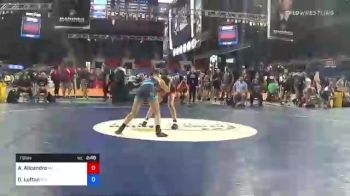 112 lbs Round Of 64 - Abigail Alicandro, Massachusetts vs Destiney Lofton, Minnesota