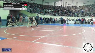 120 lbs Round Of 32 - Jake Halford, Mangum Wrestling vs Jace Thompson, Prague