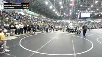 37 lbs Quarterfinal - Valente Rosales-Retana, Westy Futures vs Lane Ebberts, Dove Creek WC