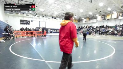 175 lbs Cons. Round 2 - Alberto Olague, Poly/Long Beach vs Phillip Tran, Villa Park