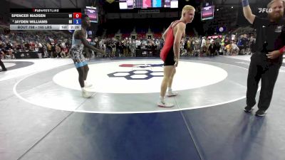 165 lbs Champ. Rd Of 64 - Spencer Madsen, WI vs JayDen Williams, MI