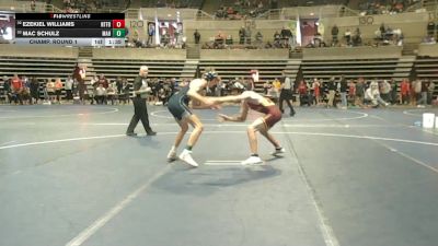 139 Championship Bracket Champ. Round 1 - Mac Schulz, Mahtomedi vs Ezekiel Williams, Northfield