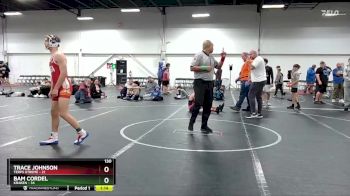 130 lbs Round 7 (8 Team) - Bam Cordel, Kraken vs Trace Johnson, Terps Xtreme