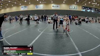 72 lbs Round 2 (6 Team) - Bradey Bleich, Mat Assassins Black vs Russel Maloney, Buxton