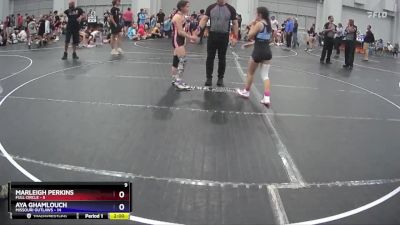 100 lbs Round 5 (8 Team) - Aya Ghamlouch, Missouri Outlaws vs Marleigh Perkins, Full Circle