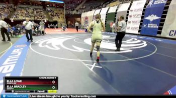 155 Class 1 lbs Champ. Round 1 - Ella Bradley, DeSoto vs Ella Lowe, Marceline