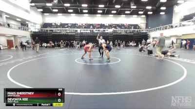 165 lbs Quarterfinal - Devonya Kee, West Hills vs Maks Sherstnev, Unattached