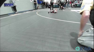 43 lbs Rr Rnd 3 - Carter Casillas, Noble Takedown Club vs Isaac Tessneer, Norman Grappling Club