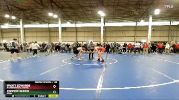 132 lbs Cons. Round 3 - Connor Queen, Kuna vs Wyatt Edwards, Madison Middle School