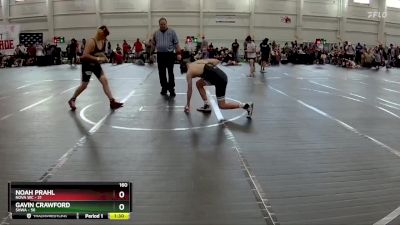 160 lbs Round 3 (10 Team) - Noah Prahl, NOVA WC vs Gavin Crawford, SHWA