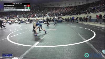 55 lbs Semifinal - Louden Mills, Keystone Kids Wrestling Club vs Darren Cuevas, Little Axe Takedown Club