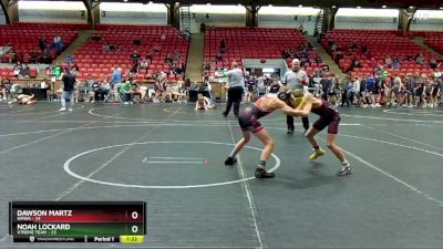 92 lbs Round 3 (4 Team) - Dawson Martz, NMWA vs Noah Lockard, Xtreme Team