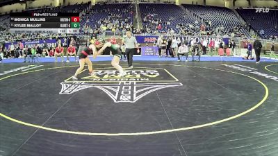 Girls-140 lbs 5th Place Match - Monica Mullins, Holton Hs Girls vs Kylee Malloy, Olivet Hs Girls