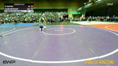 145 lbs Consi Of 16 #2 - Ty Sutton, New Plymouth vs Caleb Beckhart, Central Valley (Ceres)