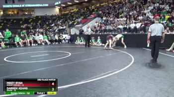 150 lbs Finals (1st & 3rd) - Darren Adams, Osage vs Mikey Ryan, Mount Vernon