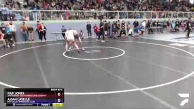 138 lbs Round 1 - Raif Jones, Anchorage Youth Wrestling Academy vs Aidan LaSelle, Mid Valley Wrestling Club