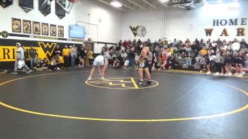 190 lbs Quarterfinal - Damian Ficken, West Marshall vs McCabe Gansen, North Butler-Clarksville