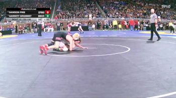 D2-106 lbs Champ. Round 1 - Garrett Grummet, Middleville Thornapple Kellogg vs Dawson Pike, Cedar Springs