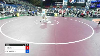 190 lbs Cons 8 #1 - Jayden Delao, WI vs Samuel Watkins, KS