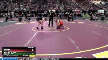 145 lbs Cons. Round 5 - Abi Lee, Idaho Falls vs Bianca Cluff, Wasatch