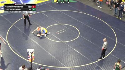 132 lbs Consi Of 32 #1 - Nathan Tyskiewicz, Norwin vs Killian Manning, Wallenpaupack