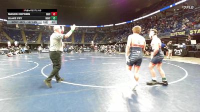 157 lbs Consy 6 - Mason Hopkins, Whitehall vs Blake Fry, Montoursville