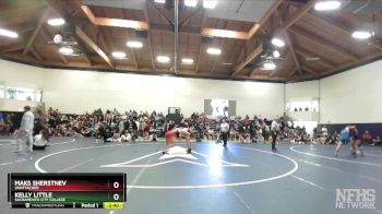 165 lbs Cons. Round 1 - Maks Sherstnev, Unattached vs Kelly Little, Sacramento City College