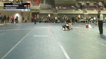 107 Championship Bracket Cons. Round 4 - Bryce Huntley, Cambridge-Isanti vs Andreas Monrial, Oconomowoc