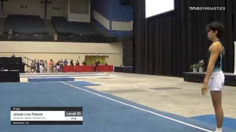 Jesse-Lee Pakele - Floor, Hawaiian Island Twisters Inc. - 2021 USA Gymnastics Development Program National Championships