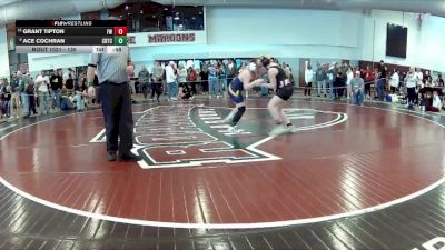 135 lbs Cons. Round 2 - Grant Tipton, Forest Wrestling vs Ace Cochran, Grundy Wrestling Club
