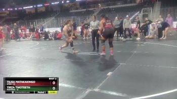 W 200 lbs Round 2 (3 Team) - Tilisa Matakaiongo, Utah vs Tirza Twoteeth, Montana
