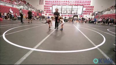 43 lbs 3rd Place - Axton Marvin, Yukon Wrestling Academy vs Ellis Jerry, Rough Riders