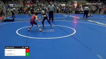 67 lbs Consolation - Kade Lester, Moore vs Gage Grizzle, Renegade Wrestling Academy
