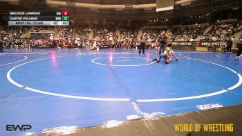 73 lbs Consi Of 16 #2 - Brecken Lawrenz, Herington Wrestling Club vs Carter Vollmer, Team Donahoe