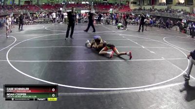 102 lbs Cons. Round 4 - Noah Cooper, Lincoln Squires Wrestling Club vs Case Schindler, David City Wrestling Club