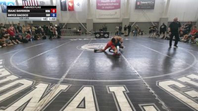 126 lbs Isaac Davidson, North Dakota vs Bryce Dacoco, California Silver