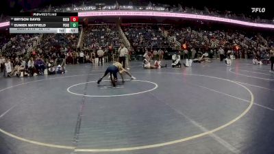 2A 113 lbs Cons. Round 1 - Bryson Davis, Rutherfordton-Spindale Central High School vs Euniek Mayfield, Pasquotank County High School