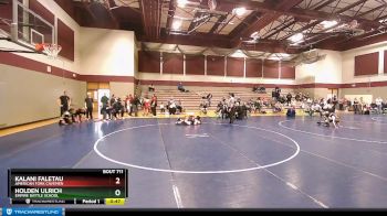 125 lbs Semifinal - Holden Ulrich, Empire Battle School vs Kalani Faletau, American Fork Cavemen